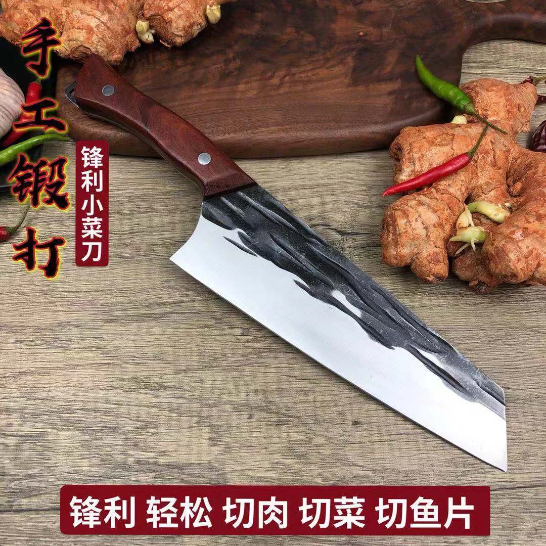 帝昂手工锻打日式菜刀切菜厨师刀专用刀厨房刀具切片刀料理刀锋利