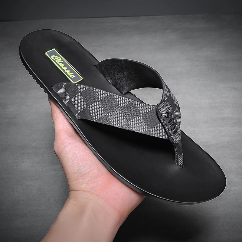 人字拖男夏季新款潮流软底外穿防滑个性沙滩鞋男士凉拖鞋男潮室外