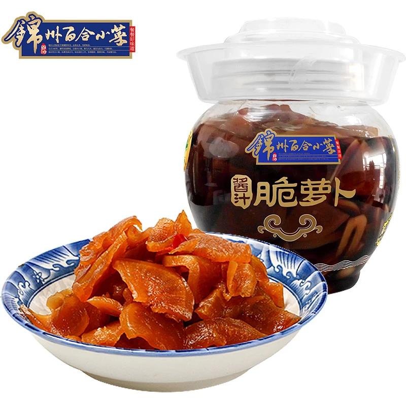 锦州百合小菜酱汁脆萝卜450克QMTJ萝卜干香辣脆下饭菜麻辣