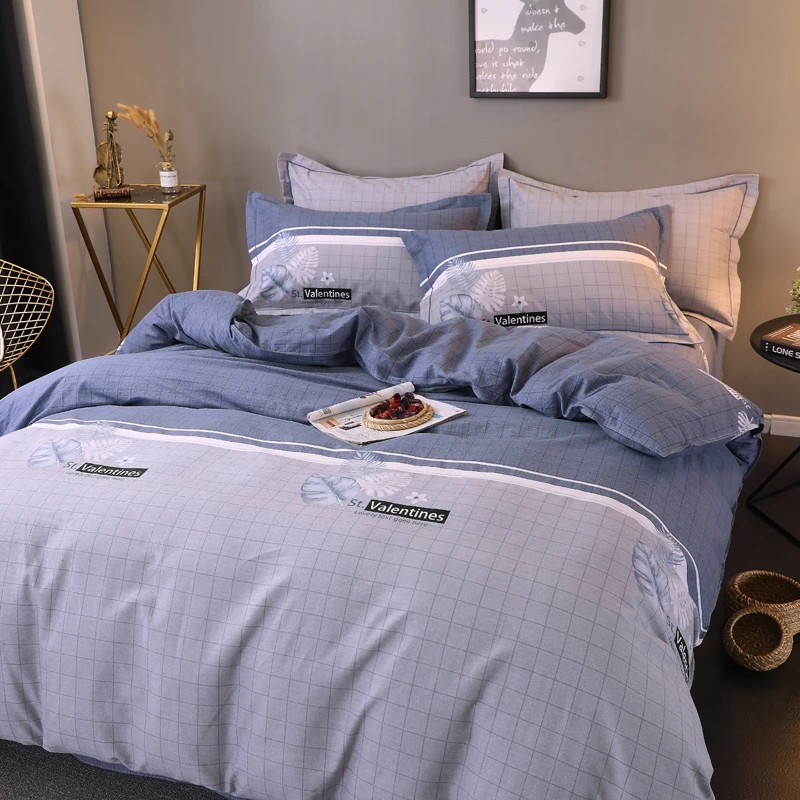 加厚保暖100全棉纯棉磨毛床单四件套180220床上用品棉被罩160x210