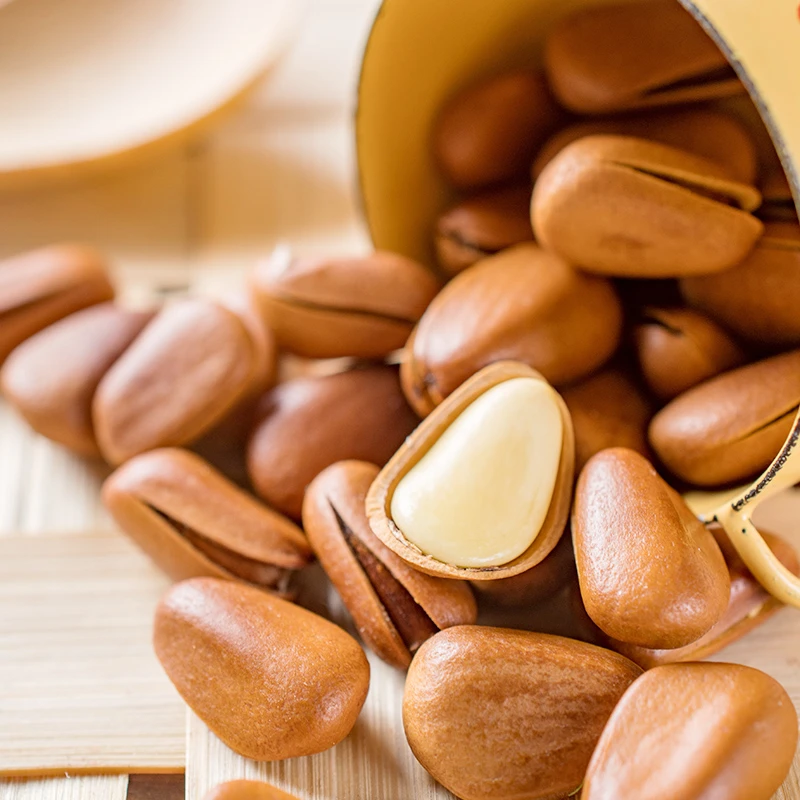 熙贝东北松子大颗粒罐装500克250克袋装零食坚果干果炒货新鲜坚果