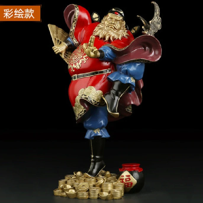 吉善缘《钟馗赐福》钟馗神像摆件中式全铜乔迁新居铜像礼品手工