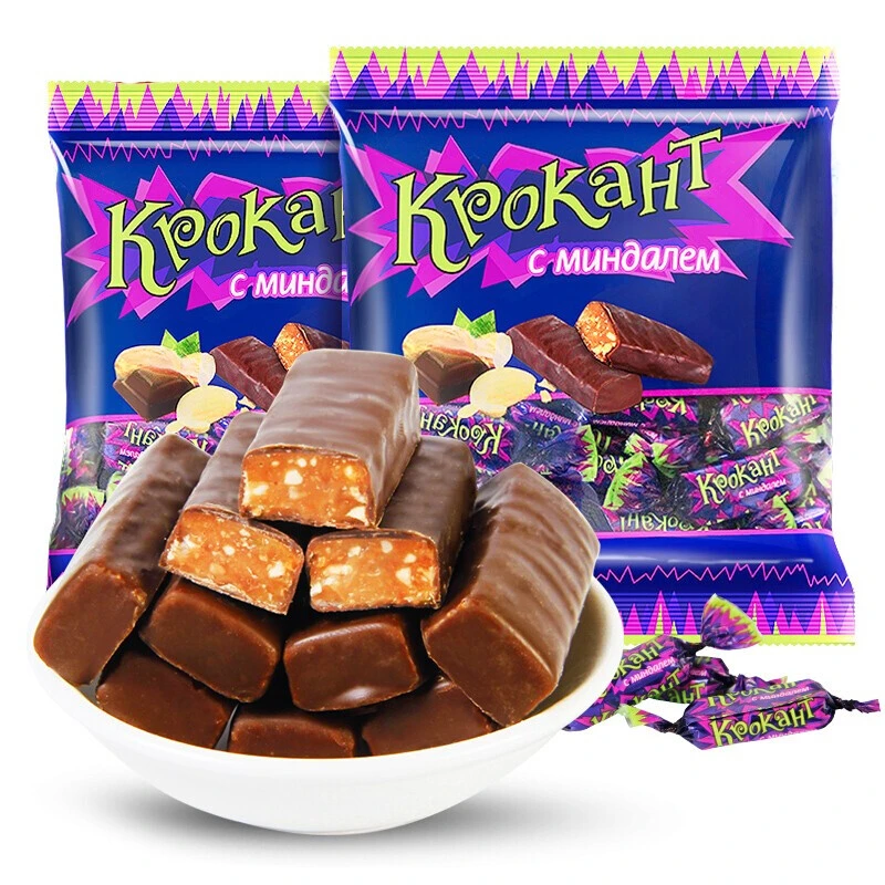 【晨弟缇娜】俄罗斯进口KDV紫皮糖500克/袋*2袋