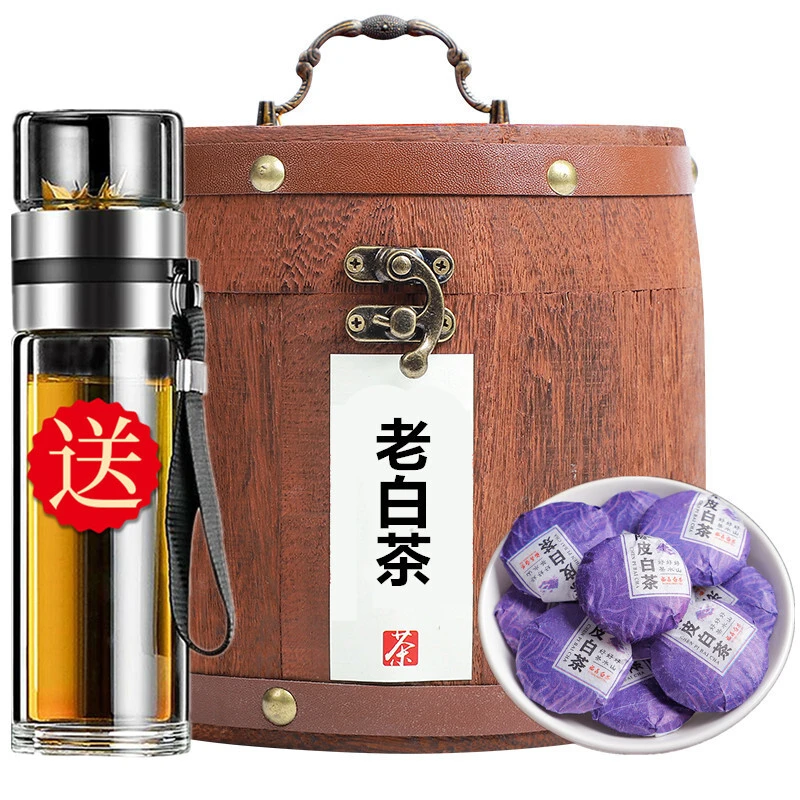 联万春 今茶福鼎白茶小龙珠小沱茶龙珠球2018年老白茶叶罐装500g