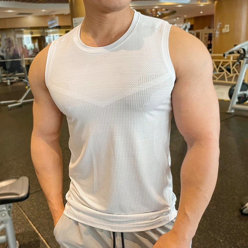 运动健身背心男篮球运动跑步锻炼透气速干无袖肌肉宽坎肩休闲背心