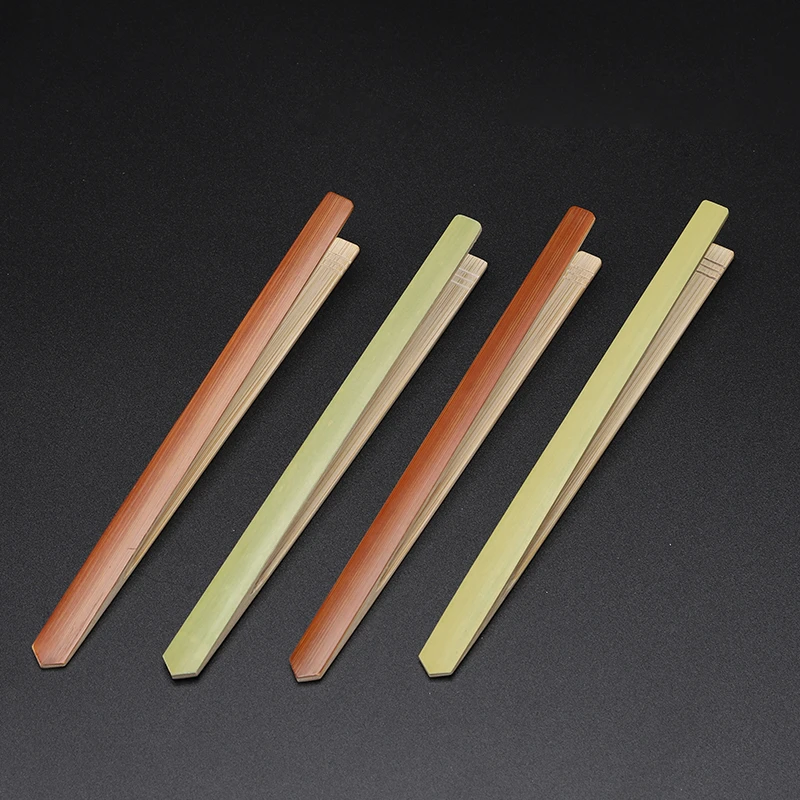 留青茶夹洗杯夹手工竹制茶叶夹子竹镊子茶杯夹功夫茶道六君子茶具