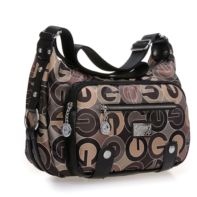 中老年女包春夏款单肩斜挎布包帆布包妈妈牛津布休闲大容量旅行包