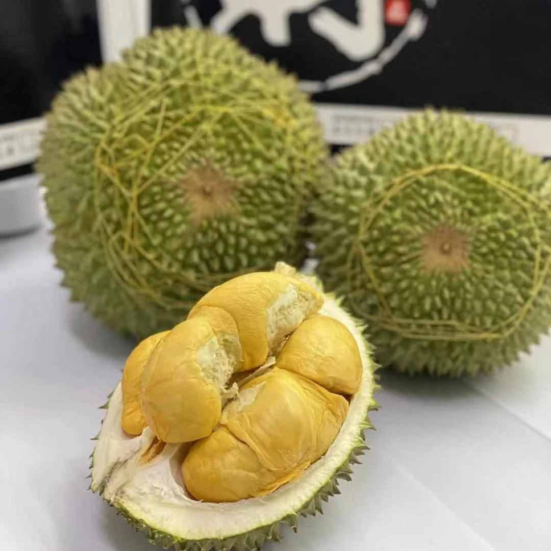 【榴莲姐夫】D200黑刺榴莲保3房马来西亚整粒带壳液氮冷冻2-8斤包邮