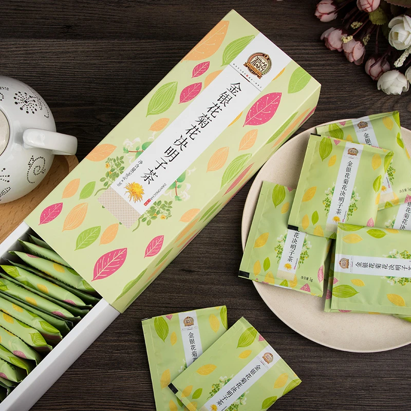 粮药金银花菊花决明子茶组合型花茶30包/盒