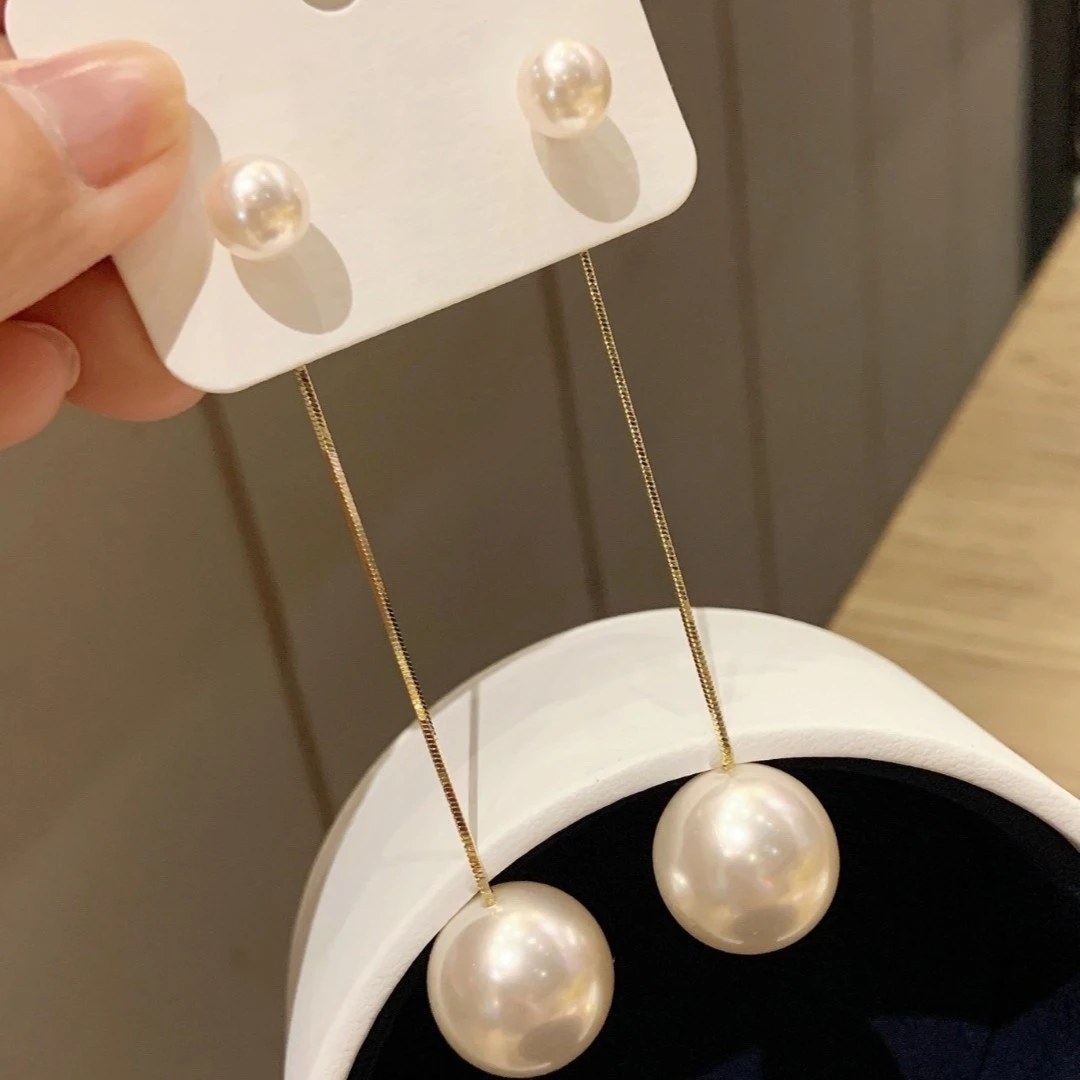 88127大小珠一款两戴流苏耳环耳钉