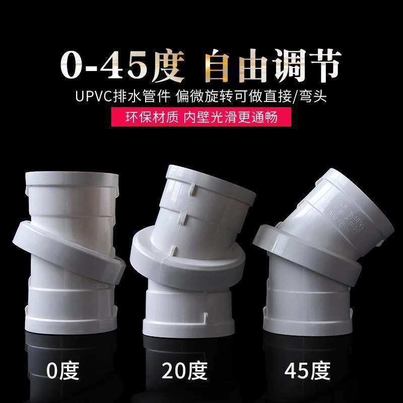 WEKECY汇创优品 转向旋转分体式 PVC活接头