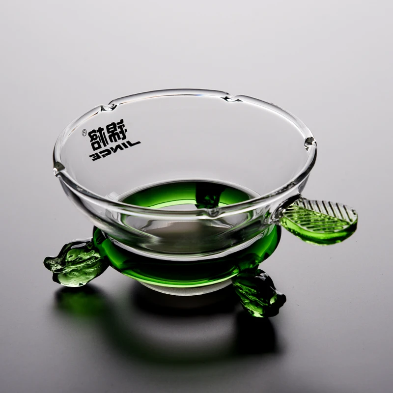 锦格加厚耐热玻璃茶虑透明耐高温茶滤功夫茶具茶道零配件过滤网