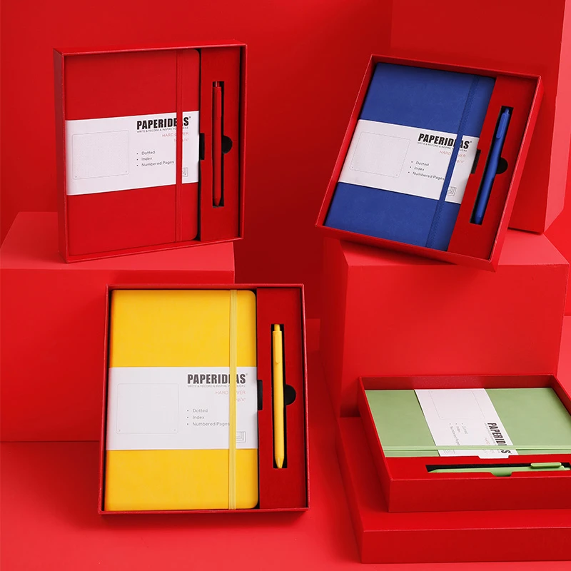 PAPERIDEAS笔记本礼盒套装定制高颜值送人伴手礼教师节礼物记事本