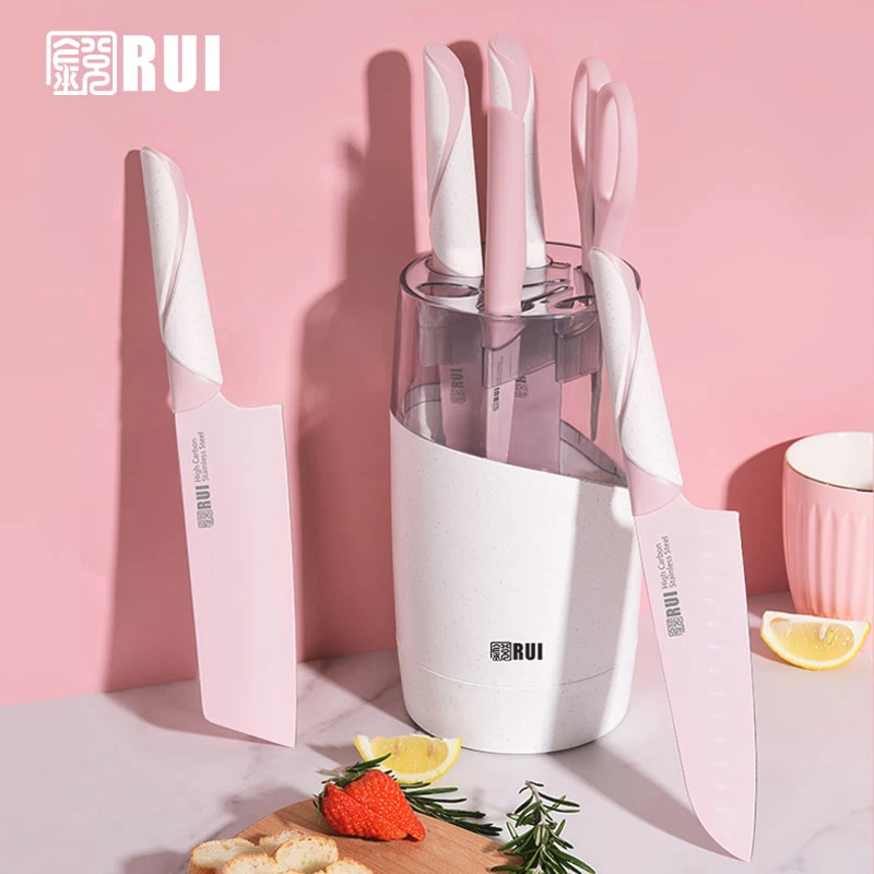 锐RUI厨房刀具套装组合全套锋利菜刀家用辅食水果刀厨师专用彩刀