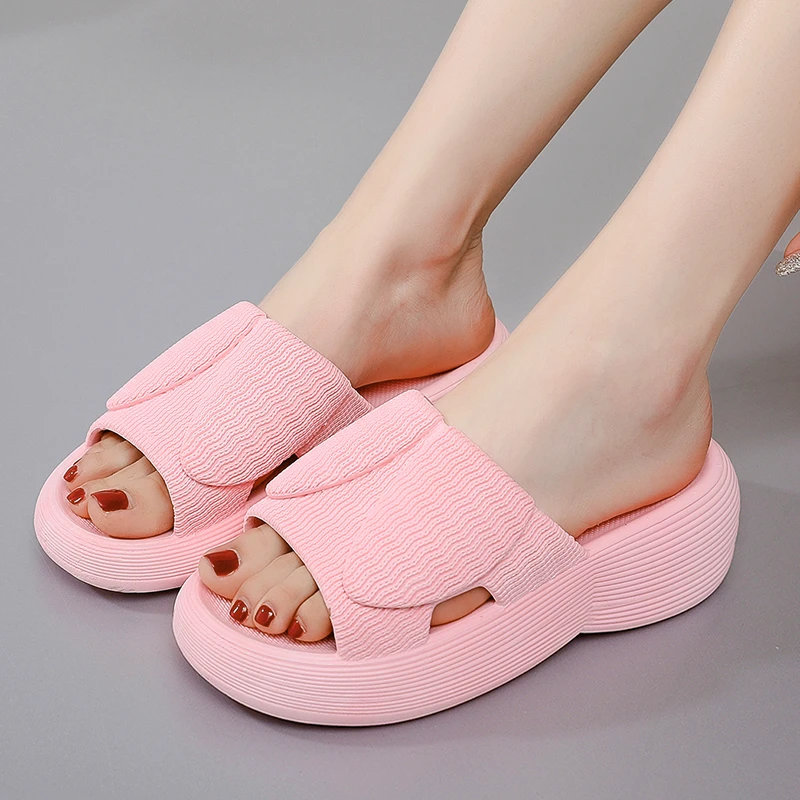 厚底凉拖鞋女夏ins少女心韩版家用室内浴室拖鞋防滑学生寝室外穿