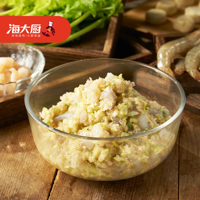虾仁饺子馅料500g*3袋无需调味解冻即包（含猪肉）营养