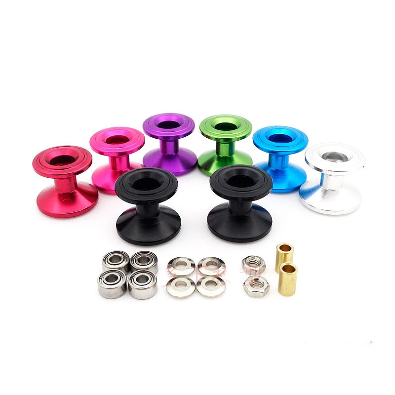 乐乐模型 四驱车配件 田宫同款13-12mm 15398 轻量化2段彩色导轮