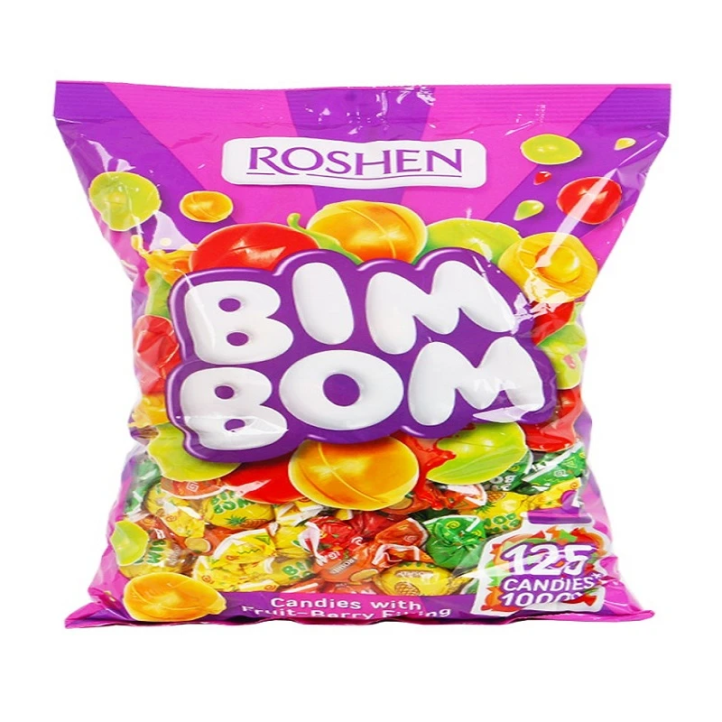进口如胜乒乓夹心口味硬质糖果 500g/袋