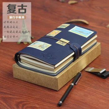手账本a6复古活页绑绳可拆卸简约创意随身小笔记本子tn旅行手帐本