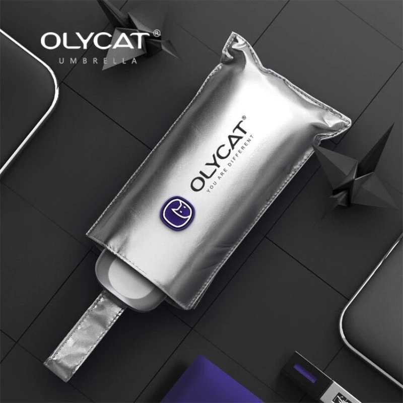 OLYCAT学生女防晒防紫外线遮阳晴雨伞两用迷你五折超轻小巧便携