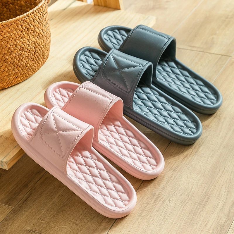 家居轻便拖鞋女夏家用情侣室内防滑软底舒适清凉洗澡浴室凉拖鞋男