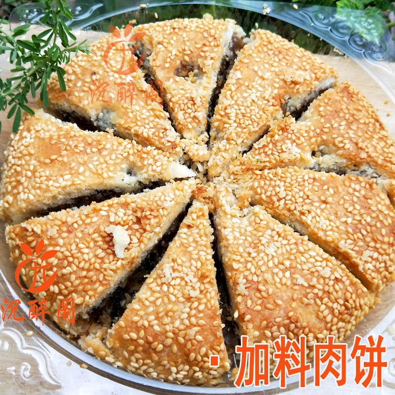 金山肉饼闽南大月饼500克凤梨酥饼香酥土猪肉加料肉饼 中秋饼芝麻