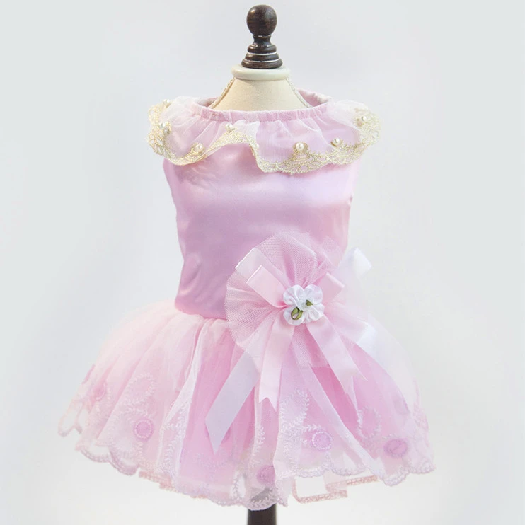 狗狗婚礼服装泰迪薄款宠物婚纱小狗礼服比熊裙子猫蓬蓬结婚猫咪装