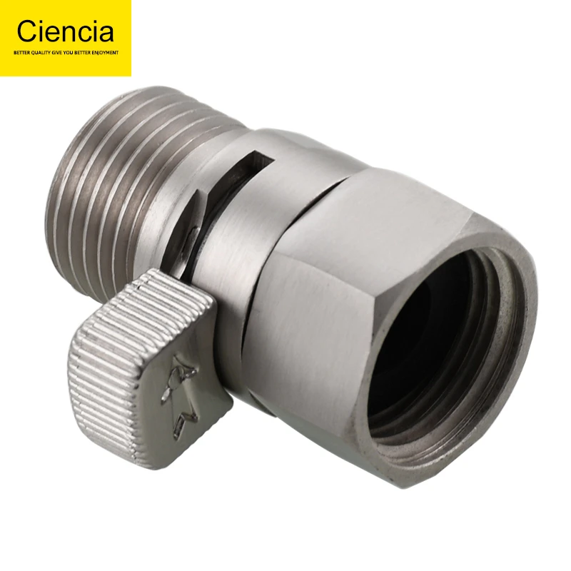 铜内外丝4分直通阀开关阀止水阀小花洒与软管接口转接配件