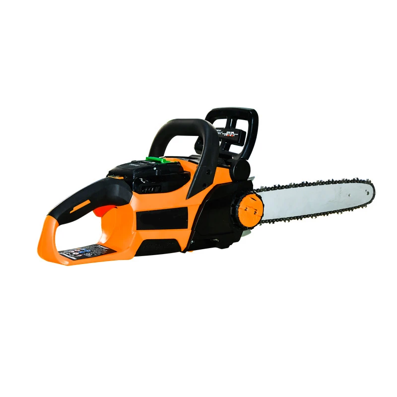 奥玛克14寸双手锂电无刷链锯手持充电无线电动家用户外电锯伐木锯