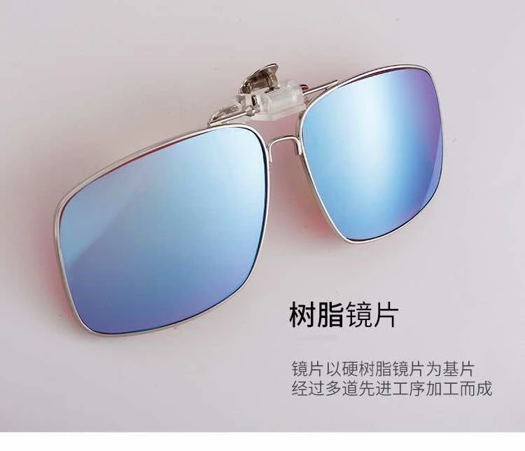 蓝色片近视夹片的红绿色盲眼镜色弱眼镜