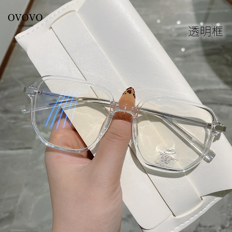0798ins风透明眼镜近视女可配有度数防蓝光大脸显瘦素颜眼睛框