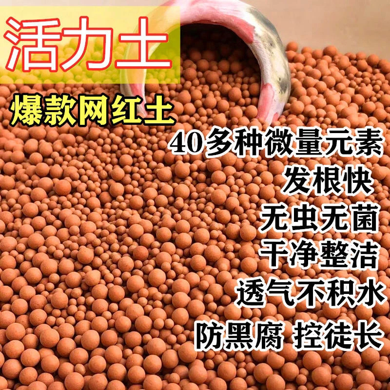 活力土球球土懒人土多元土麦饭石铺面颗粒素营养土 多肉 植物种植