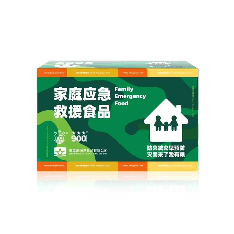 北戴河家庭应急救援食品礼盒装家用户外旅行便携即食常温