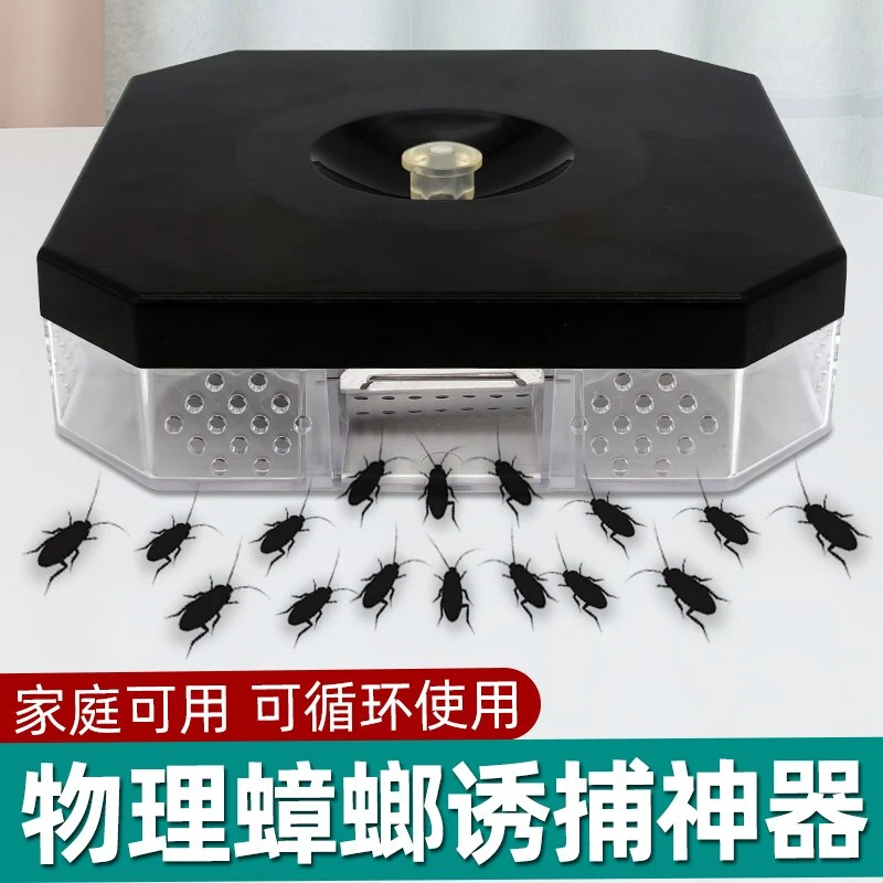 KONGXIAO/空消酒店家庭灭诱抓蟑螂盒 家用厨房除杀大小蟑螂屋AA