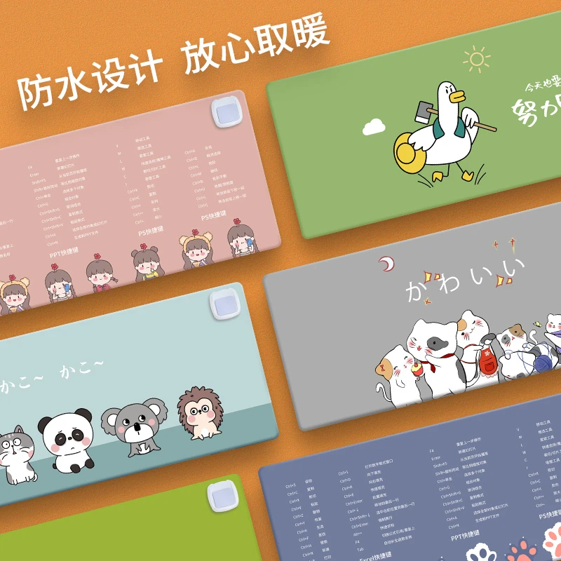 加热暖桌垫鼠标垫超大桌面发热电脑办公室冬天暖手学生写字用