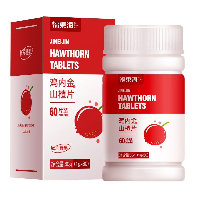 福东海 鸡内金山楂片压片糖60g（1g*60片）压片糖果 营养食用   z