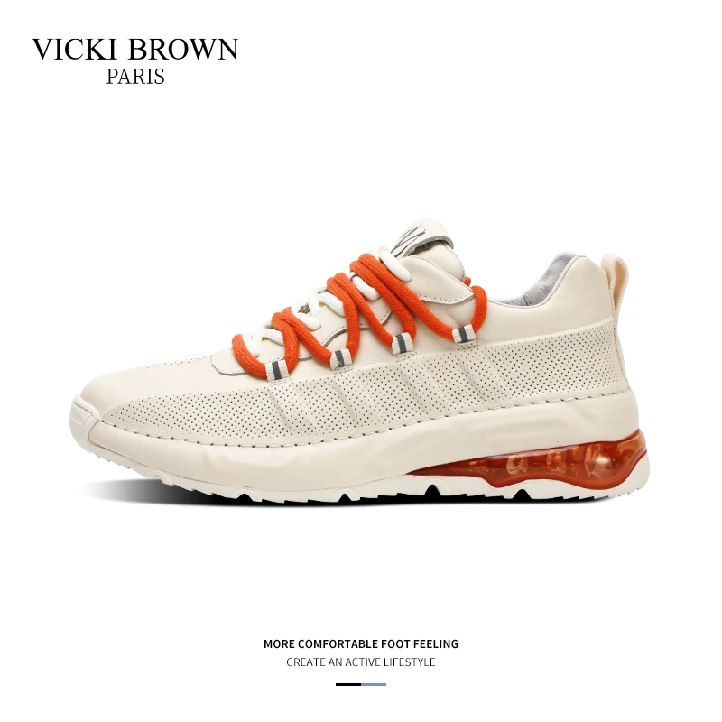 法国VICKI BROWN 轻奢时尚男鞋跑鞋跑步鞋休闲鞋VBZC96003