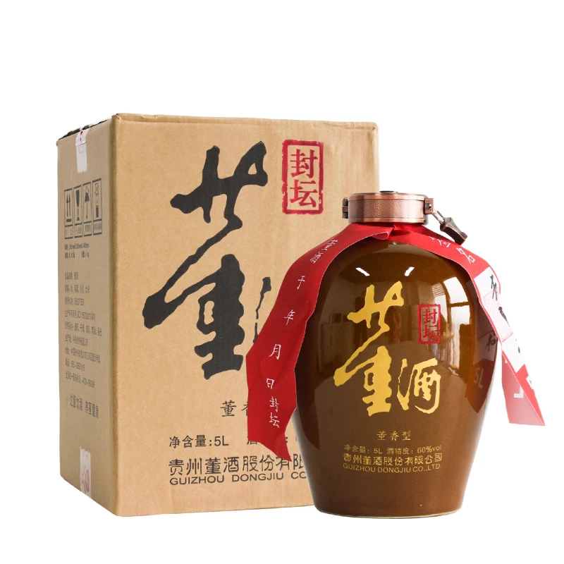 董酒【回厂专属】60度2013封坛老酒董香型古法手工陈酿白酒60度5L