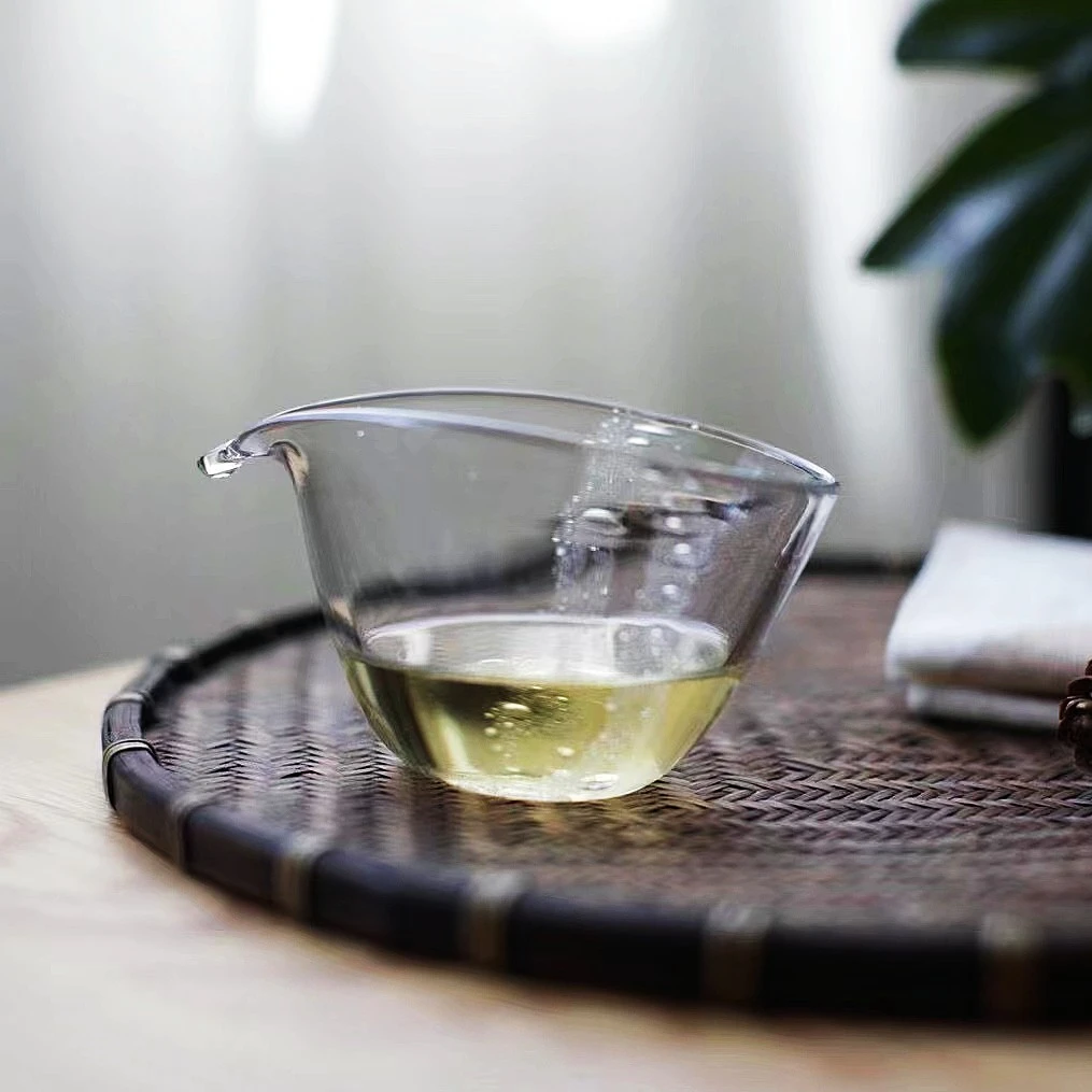 皖禾拙相公道杯 手工琉璃分茶器公杯茶海茶具配件日式茶具200ML
