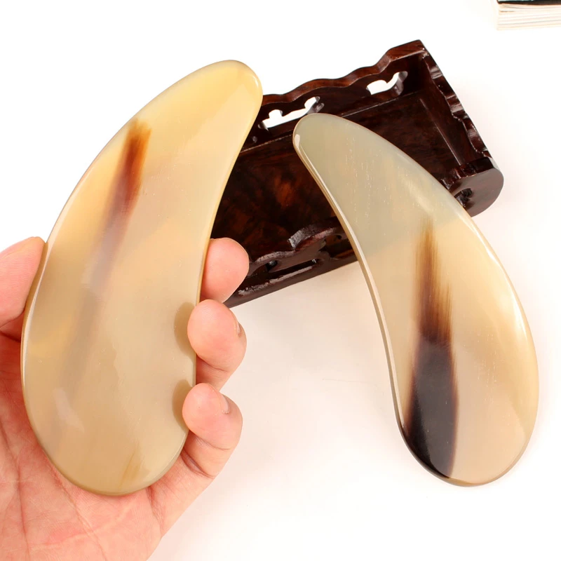 牧韵正宗牛角美容板刮疗板面脸部眼部刮脸板痧提拉美容院经络弧形