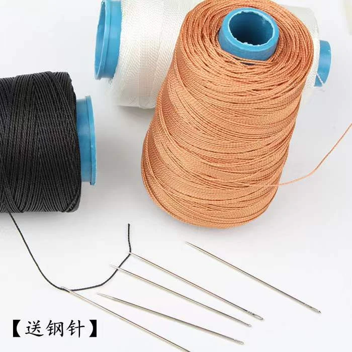 叶子手作 上鞋底线 修鞋补鞋2股尼龙线强胶线轮胎线 缝鞋工具
