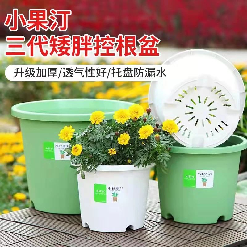 XIAOGUOTING/小果汀控根盆透气加仑盆大号绣球月季花盆