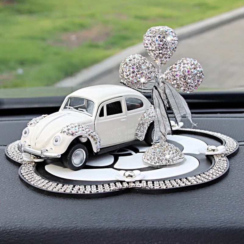 高档2023新款汽车摆件镶钻中控台汽车车内饰用品车上装饰用品简约