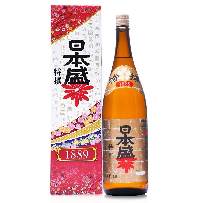日本原装进口洋酒 日本盛特选本酿造清酒1.8L 日本清酒米酒