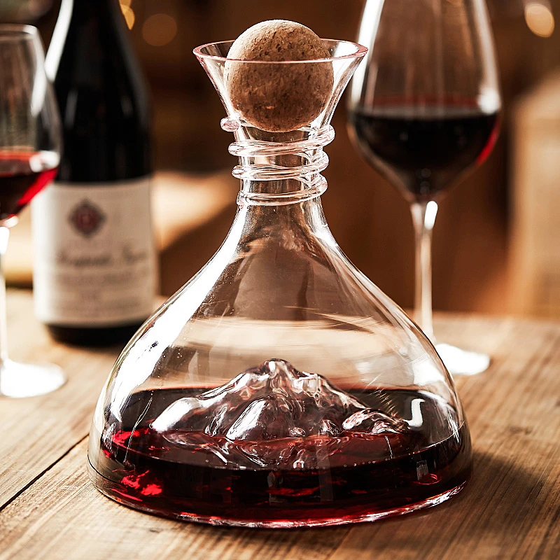 Iceberg冰山水晶玻璃红酒醒酒器 家用快速红酒醒酒器葡萄