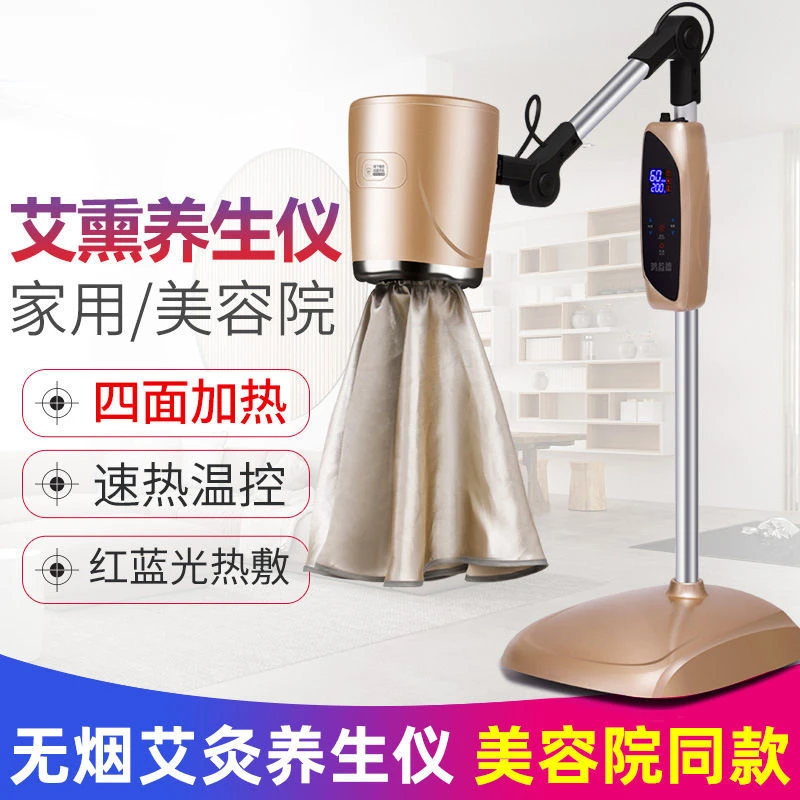 艾灸家用仪器宫寒理疗熏蒸仪盒随身灸养生美容院专用艾炙灯加艾绒