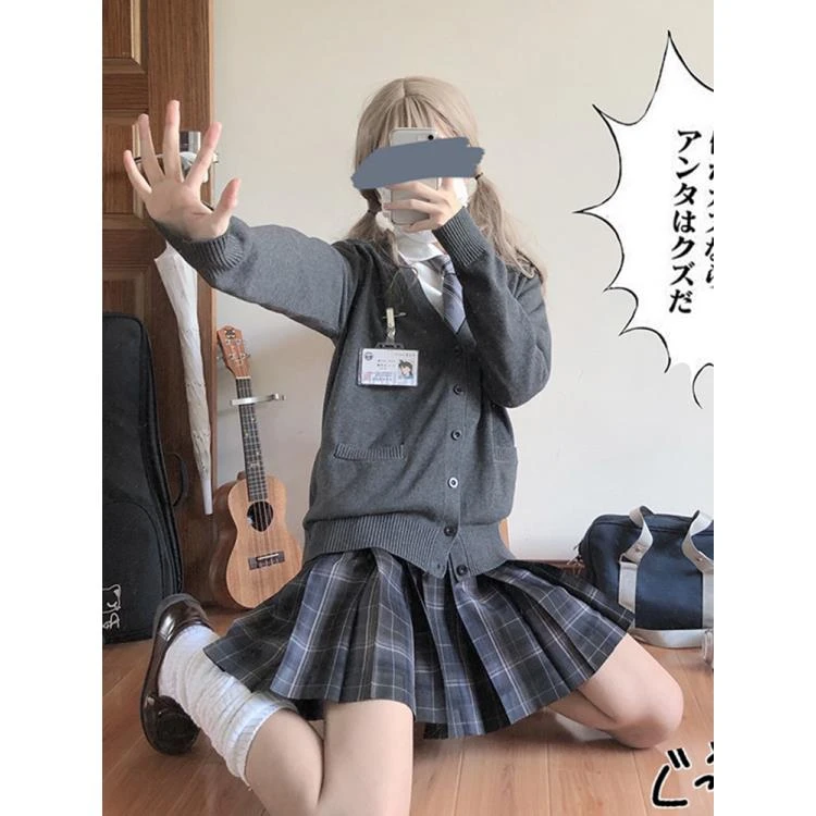 东京岁时记jk原创JK春秋季通勤学院风格裙高腰半身裙格裙浮世当铺