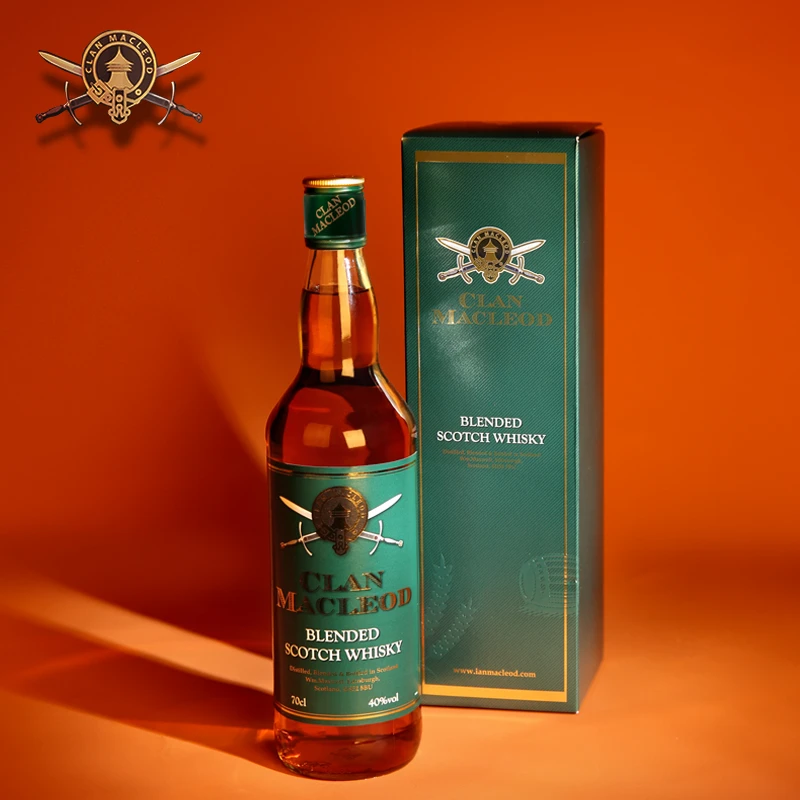 英国原瓶进口 麦卡莱双剑苏格兰威士忌 700ml礼盒装