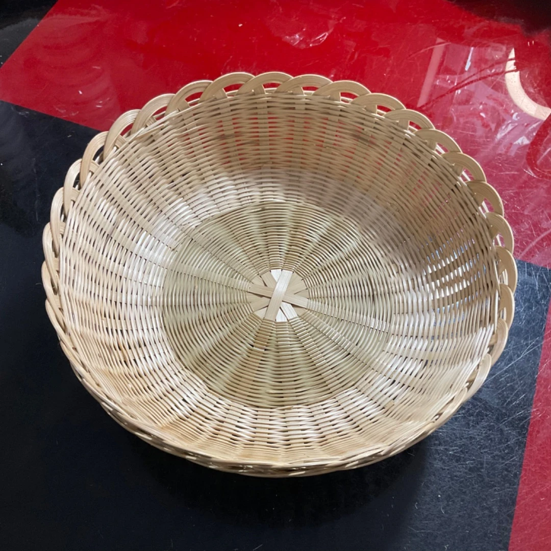 竹子收纳筐竹编馒头筐水果筐鸡蛋筐