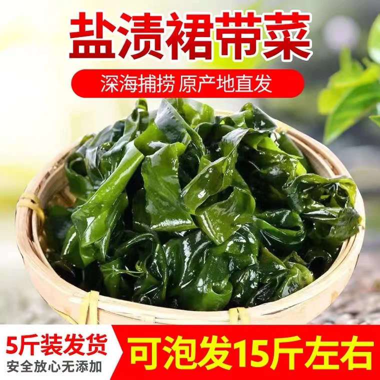 【粉丝福利】大连盐渍裙带菜X1箱【五斤】